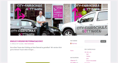 Desktop Screenshot of city-fahrschule-goettingen.de